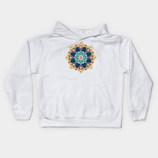 Mandala, Islamic motif Kids Hoodie